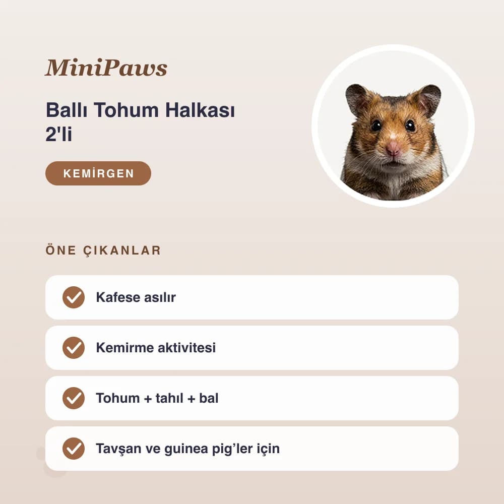 Ballı Tohum Halkası 2'li – öne çıkan özellikler