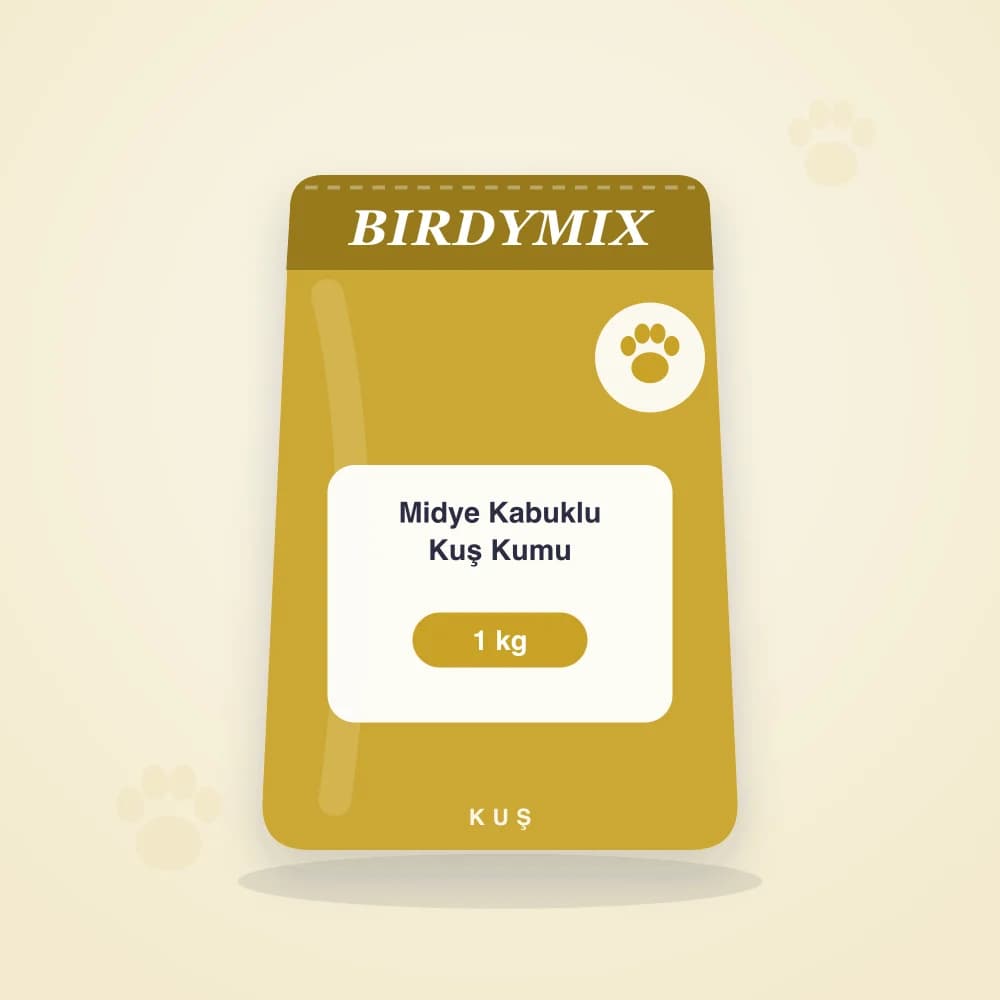 Midye Kabuklu Kuş Kumu 1 kg