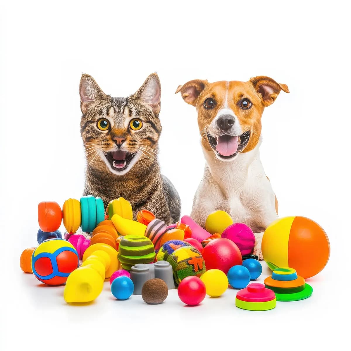 Renkli Köpek Oyuncak Seti 6'lı