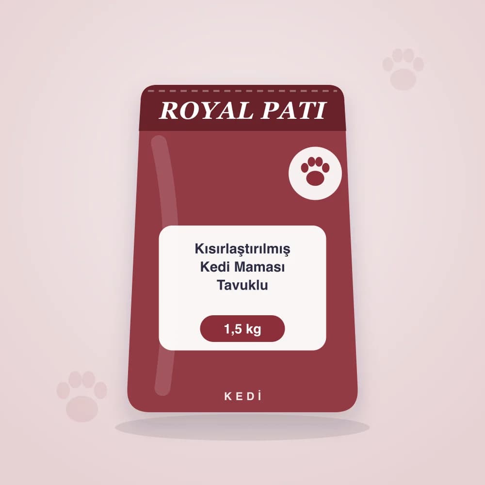 Kısırlaştırılmış Kedi Maması Tavuklu 1,5 kg