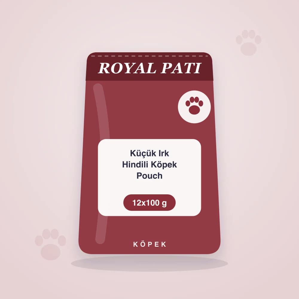 Küçük Irk Hindili Köpek Pouch 12x100 g