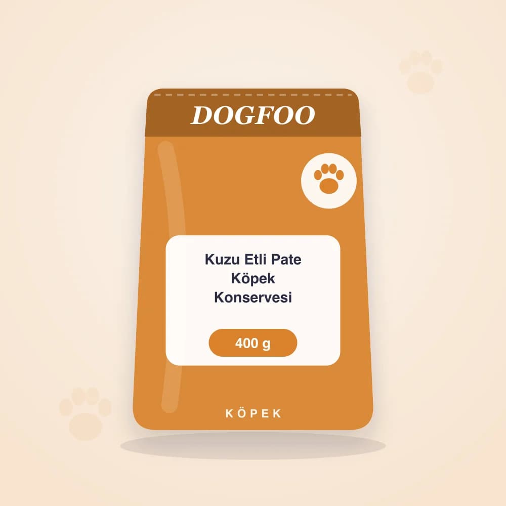 Kuzu Etli Pate Köpek Konservesi 400 g