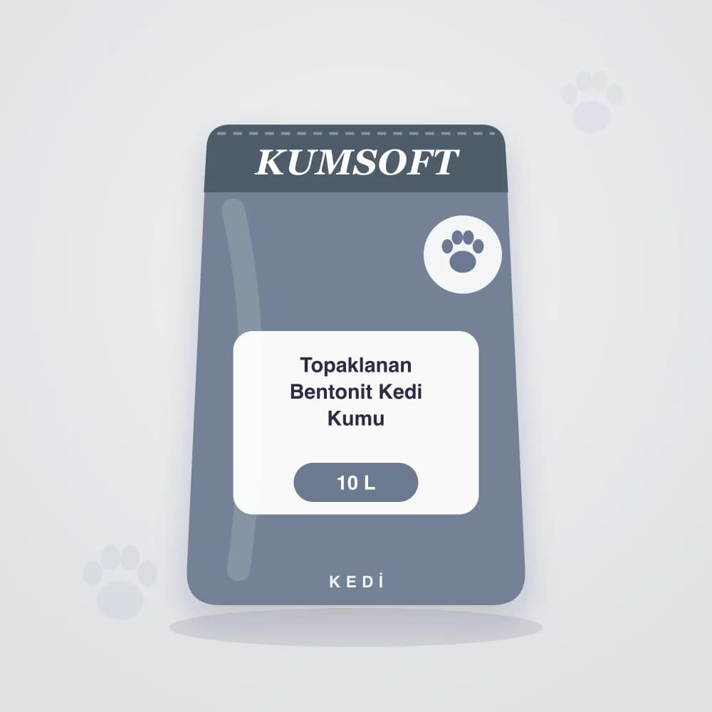 Topaklanan Bentonit Kedi Kumu 10 L